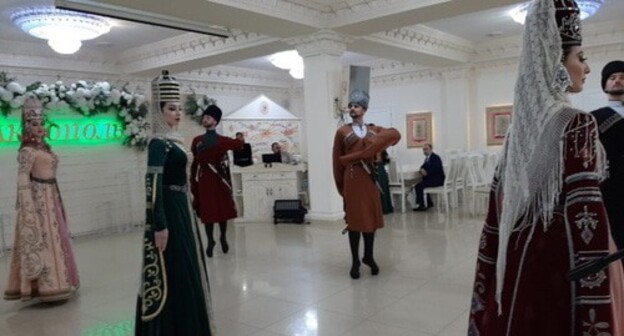 A traditional dance. Photo by the press service of the International Circassian Association