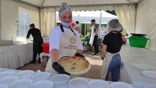 The festival of Ossetian pies. September 25, 2021, Vladikavkaz. Photo by Emma Marzoeva for the "Caucasian Knot"