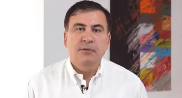 Mikhail Saakashvili. Screenshot of video appeal posted at: http://www.facebook.com/SaakhashviliMikheil/videos/528972974597812/?v=528972974597812