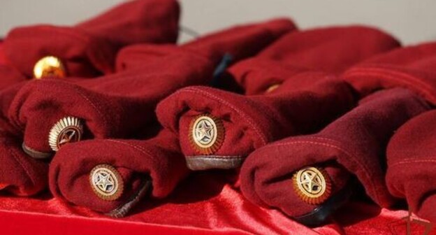 Maroon berets. Photo: Rosgvardia's press service, https://rosguard.gov.ru/news/article/pravo-nosheniya-krapovogo-bereta-zasluzhili-14-specnazovcev-rosgvardii