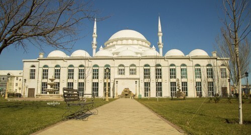 Central Juma Mosque, Makhachkala. Photo by the press service of the Central Juma Mosque in Makhachkala