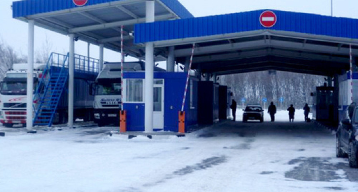 Automobile checkpoint ‘Matveev-Kurgan’ on the border of the Rostov region with Ukraine. Photo: http://customsonline.ru