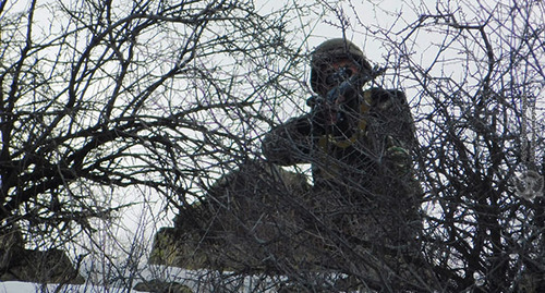 An Armenian soldier. Photo by the press service of the Ministry of Defence of Armenia https://www.mil.am