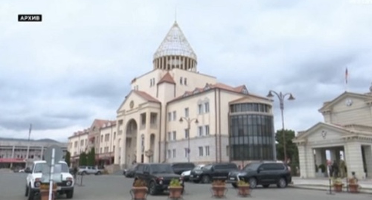 Stepanakert. Image made from video posted at: https://www.youtube.com/watch?v=H3a1VhFnxzI