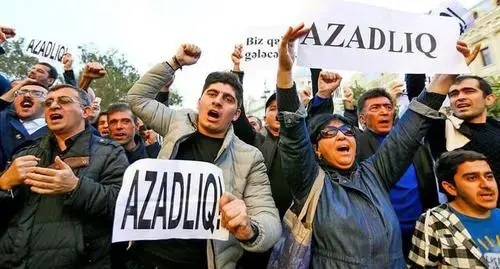 Activists demand freedom, May 2018. Photo by Aziz Karimov for the Caucasian Knot