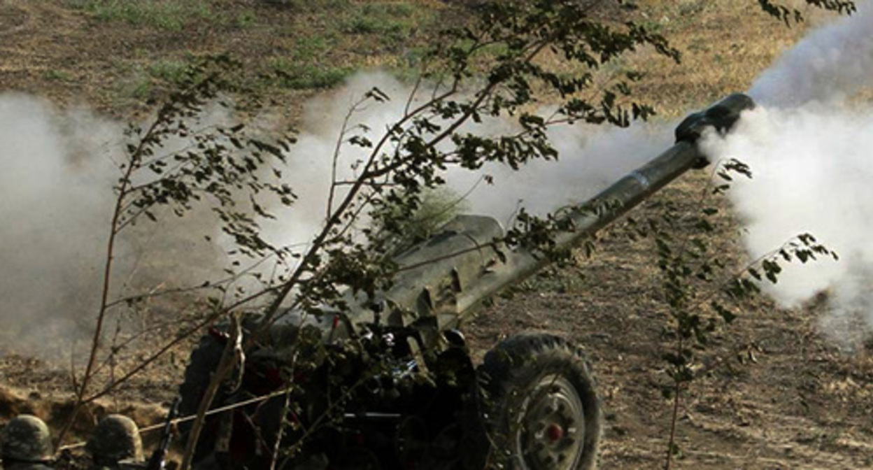 At a contact line in Nagorno-Karabakh. Photo: official website, http://www.nkrmil.am/