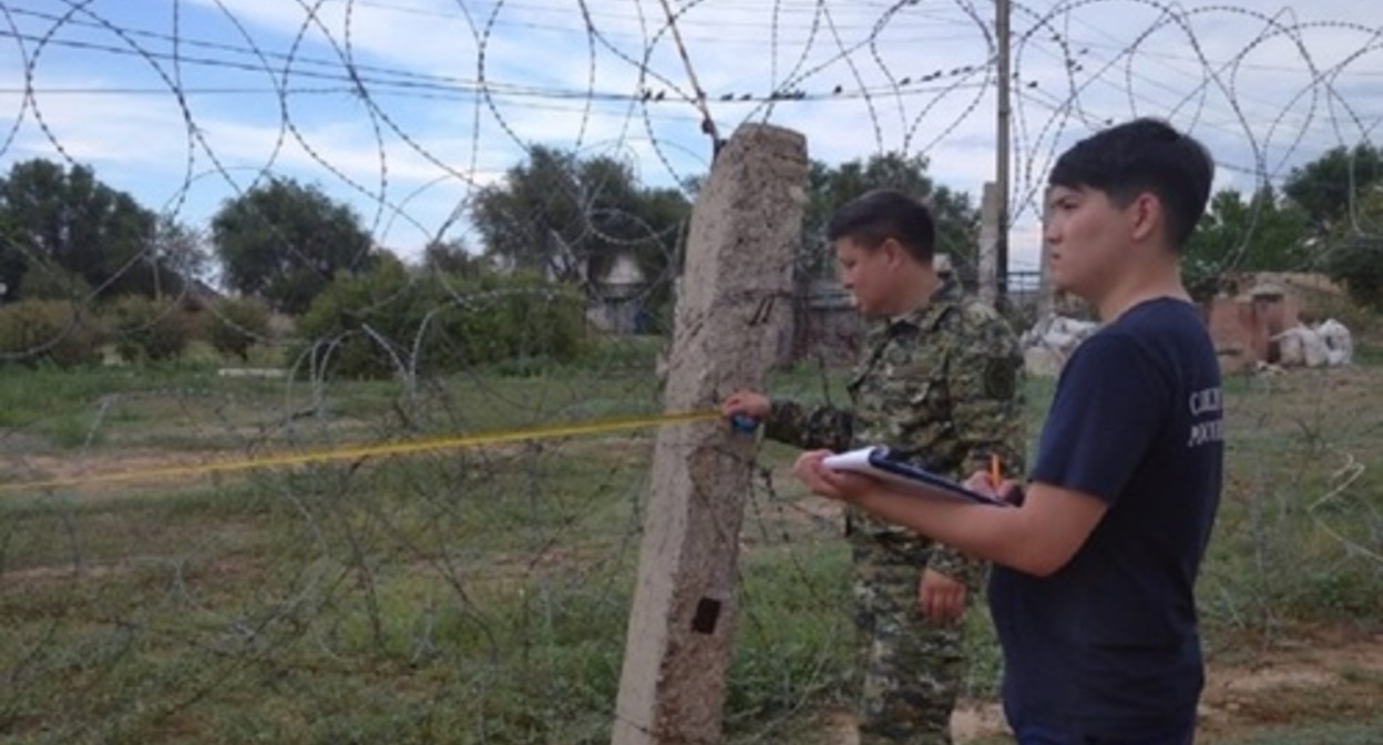 The site of the inmates' attack on the staff of the high security colony in Kalmykia. Photo by the press service www.anti-corruption.news