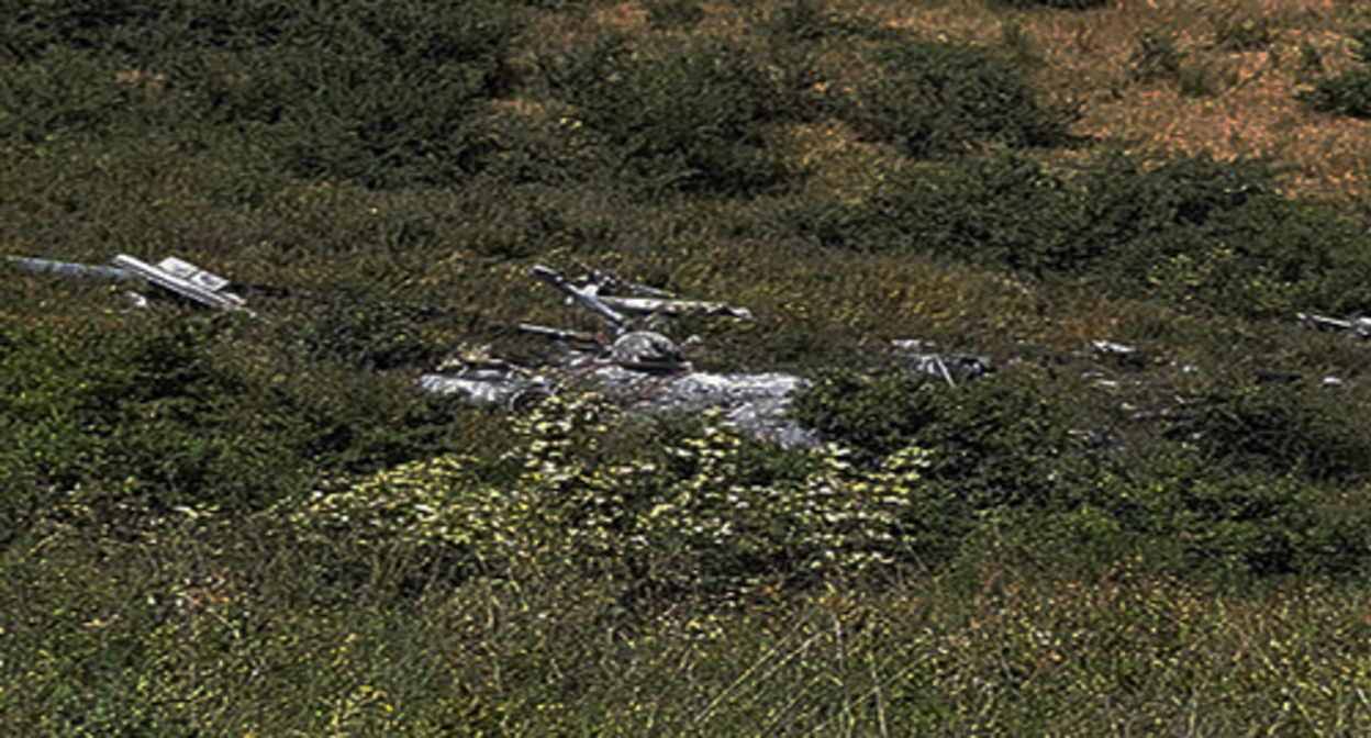 Wreckage of the Armenian military helicopter was found in Nagorno-Karabakh. Photo: https://apa.az