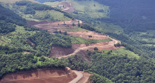 View of the road section between the villages of Mets Shen and Hin Shen. Photo by Alvard Grigoryan for the Caucasian Knot