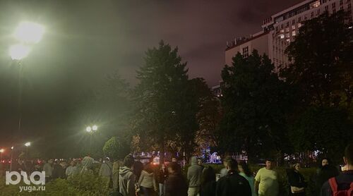 A protest action against partial mobilization held in Krasnodar. September 21, 2022. Photo by Valeriya Kirsanova