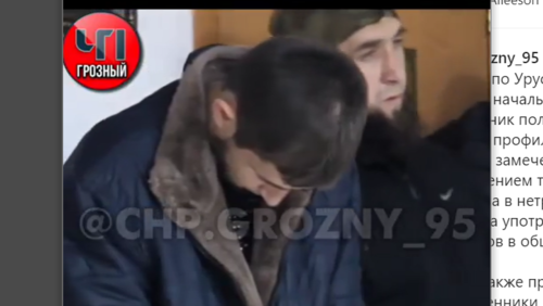 The residents of Chechnya were reprimanded for drinking alcohol. Screenshot of the video posted on the Instagram public "ChP Grozny No. 1" https://www.instagram.com/p/Cn-Fr42OFPq/ * the activities of the Meta Company, owning Facebook, Instagram, and WhatsApp, are banned in Russia