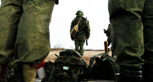 Soldiers. Photo: Eduard Kornienko, Yuga.ru