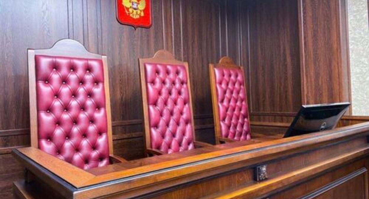 A courtroom. Photo by the press service of the Southern District Military Court