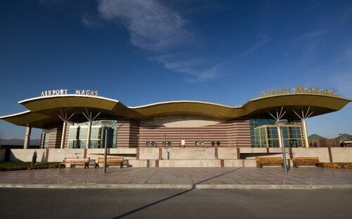 Magas airport. Photo: Yevgeny Shivtsov https://ru.wikipedia.org