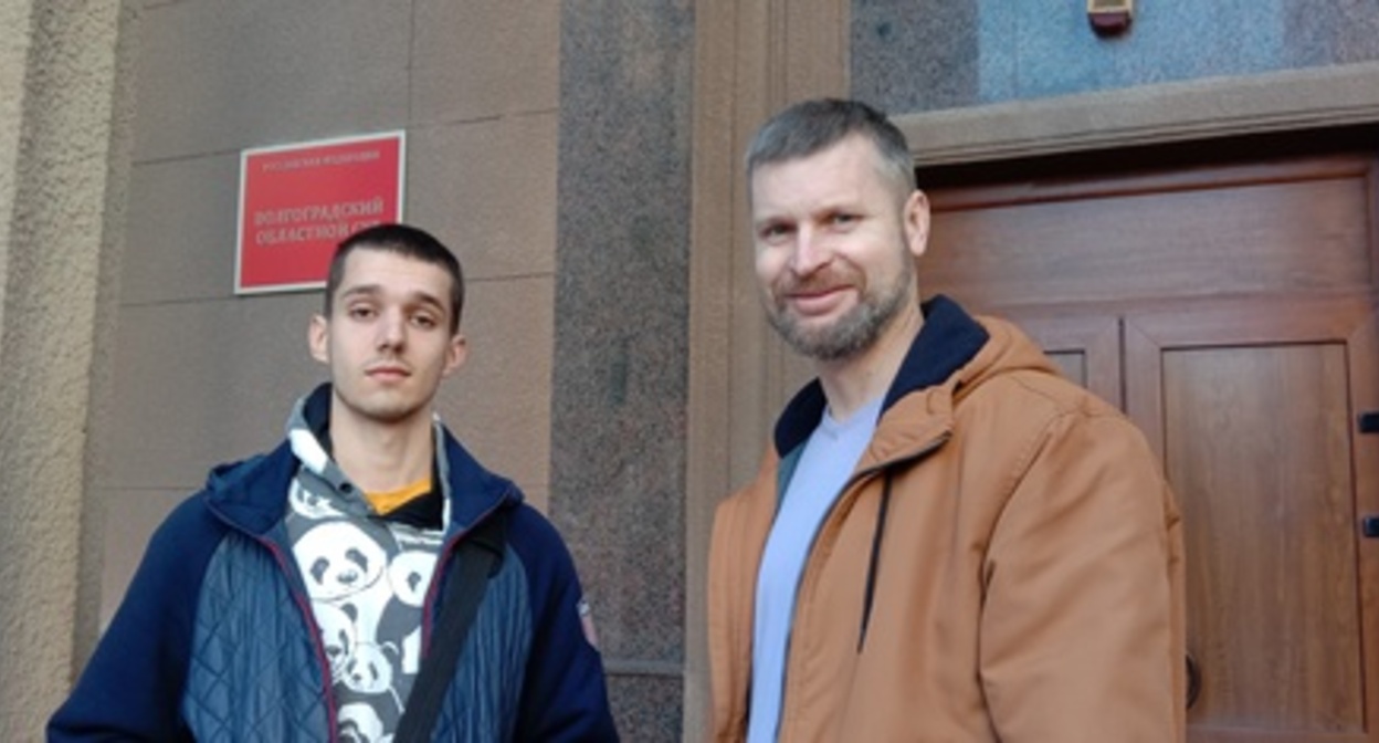 Pavel Abramov (on the left) and  Sergey Semushin. Photo by Vyacheslav Yaschenko for the "Caucasian Knot"