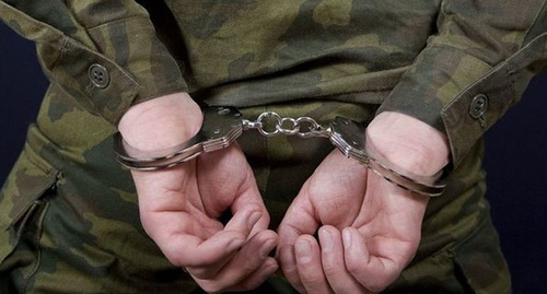 Handcuffs. Photo: Grozny Inform https://www.grozny-inform.ru