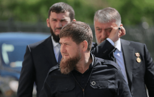 Ramzan Kadyrov, Magomed Daudov, Adam Delimkhanov. Screenshot of the photo posted on the Telegram channel of the head of Chechnya, https://t.me/RKadyrov_95/1181