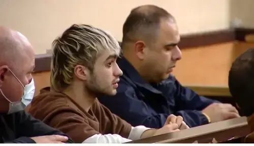 Lazar Grigoriadis (in the centre) in a courtroom. Photo: Newsgeorgia
 https://www.newsgeorgia.ge/sud-v-tbilisi-izbral-predvaritelnoe-zakljuchenie-dlja-uchastnika-martovskih-akcij/