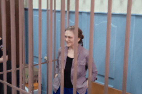 Nadezhda Kevorkova at a court. Photo taken by Nakhim Shelomanov on June 18, 2024 for the "Caucasian Knot"