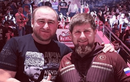 Rauf Arashukov (left) anf Ramzan Kadyrov. Screenshot of the photo posted on Rauf Arashukov's Instagram (the activities of the Meta Company, owning Facebook, Instagram, and WhatsApp, are banned in Russia) on October 16, 2024 https://www.instagram.com/p/DBMS7HYMOCv/