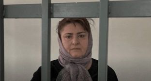 Zarema Musaeva. Screenshot of a photo posted on the Telegram channel of the “Team Against Torture” (included into the register of foreign agents) on June 28, 2023 https://t.me/no_torture/2690