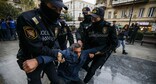 Law enforcers detain an activist in Azerbaijan. Photo by Aziz Karimov for the "Caucasian Knot"