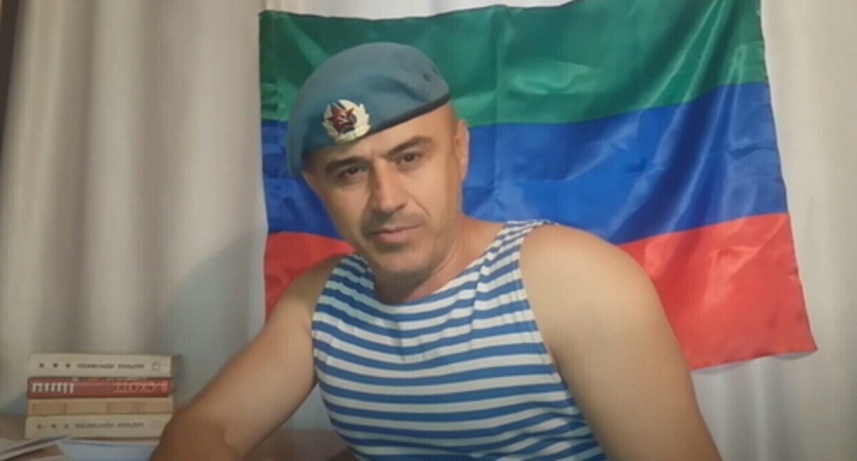 Askhabali Alibekov. Screenshot of a video posted on the YouTube channel "Wild Paratrooper" https://www.youtube.com/watch?v=pgXra9fVrsI