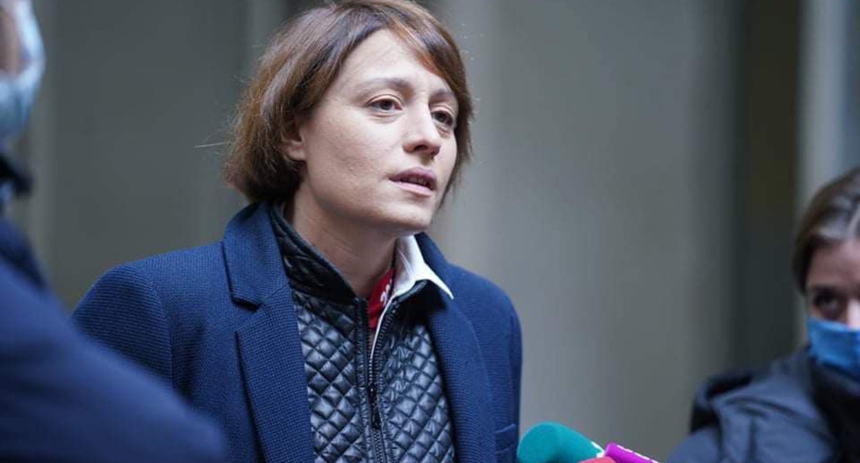 Elene Khoshtaria. Photo: Georgia News https://www.newsgeorgia.ge/ Elene Khoshtaria. Photo: Georgia News https://www.newsgeorgia.ge/