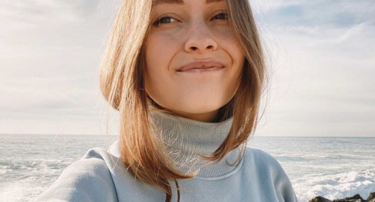 Valeria Kichigina. Screenshot from the Telegram account @valerafzlln. Valeria Kichigina. Screenshot from the Telegram account @valerafzlln.