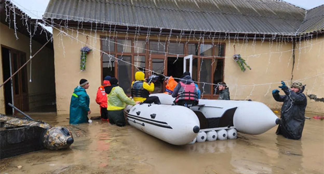 Flooding in Dagestan. April 2026. Photo: Ministry of Emergency Situations of Russia for the Republic of Dagestan Flooding in Dagestan. April 2026. Photo: Ministry of Emergency Situations of Russia for the Republic of Dagestan