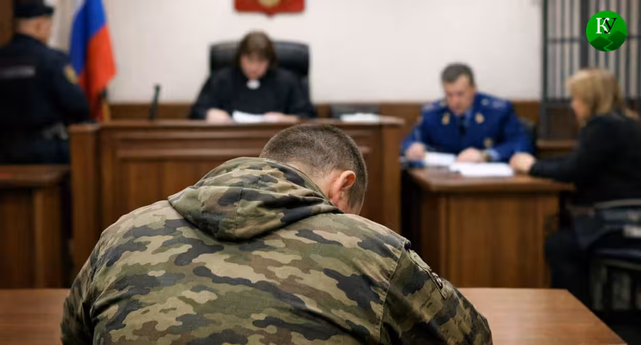 A soldier in court. Illustration created by the "Caucasian Knot" using AI in the Copilot program. A soldier in court. Illustration created by the "Caucasian Knot" using AI in the Copilot program.